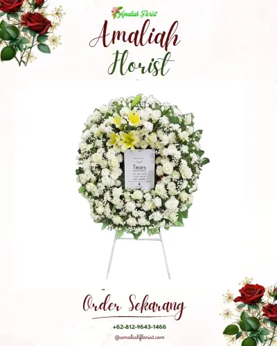 Krans Bunga Duka Cita di Sadeng